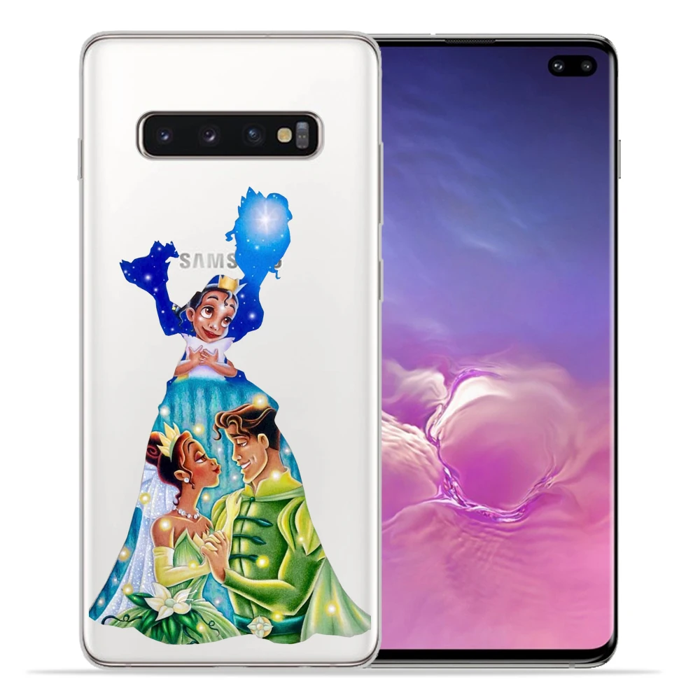 Чехол принцессы для Funda samsung S10 Мягкий силиконовый чехол для samsung S8 S10 Plus S7 S6 Edge S10 Lite Note9 8 чехол с русалкой Etui