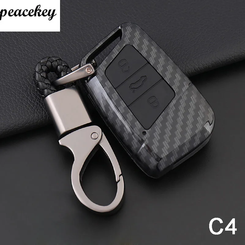Чехол для ключа автомобиля VW Volkswagen Golf 4 5 6 Bora Jetta POLO Passat B5 B6 Skoda Superb Octavia Fabia SEAT Ibiza