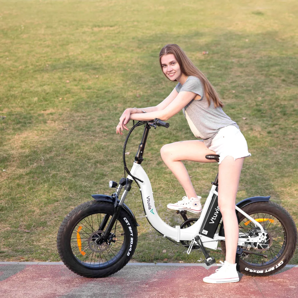 Черный цвет 20 дюймов складная рама E bike 4 0 дюйм. Толщина шина 48V 500W 12Ah литиевая
