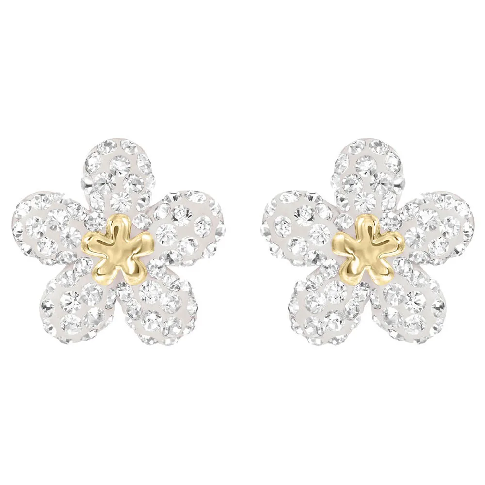 

Fanier Swa 2019 New Years Resisting Small Flowers Sweet And Adorable Simple Piercing Jewelry For Girlfriend Present Birthday
