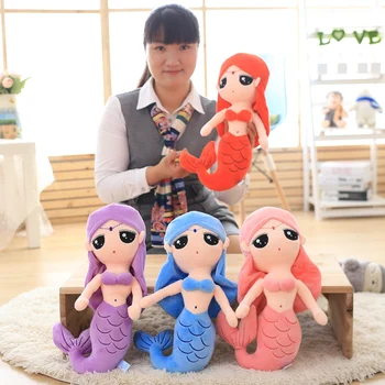 

50cm Hot Selling Plush Mermaid Toys Cotton Stuffed Cute Beauty Fish Mermaid Plush Dolls Gifts for Girl Kids