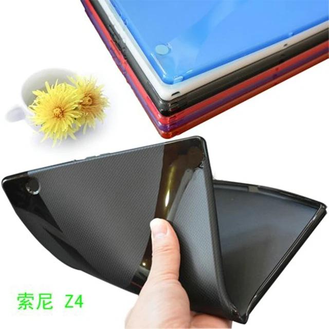 

Ultra Slim Luxury Silicone X Line Soft Silicon Rubber TPU Gel Shell Cover Case For Sony Xperia Tablet Z4 10.1 Ultra SGP712/771
