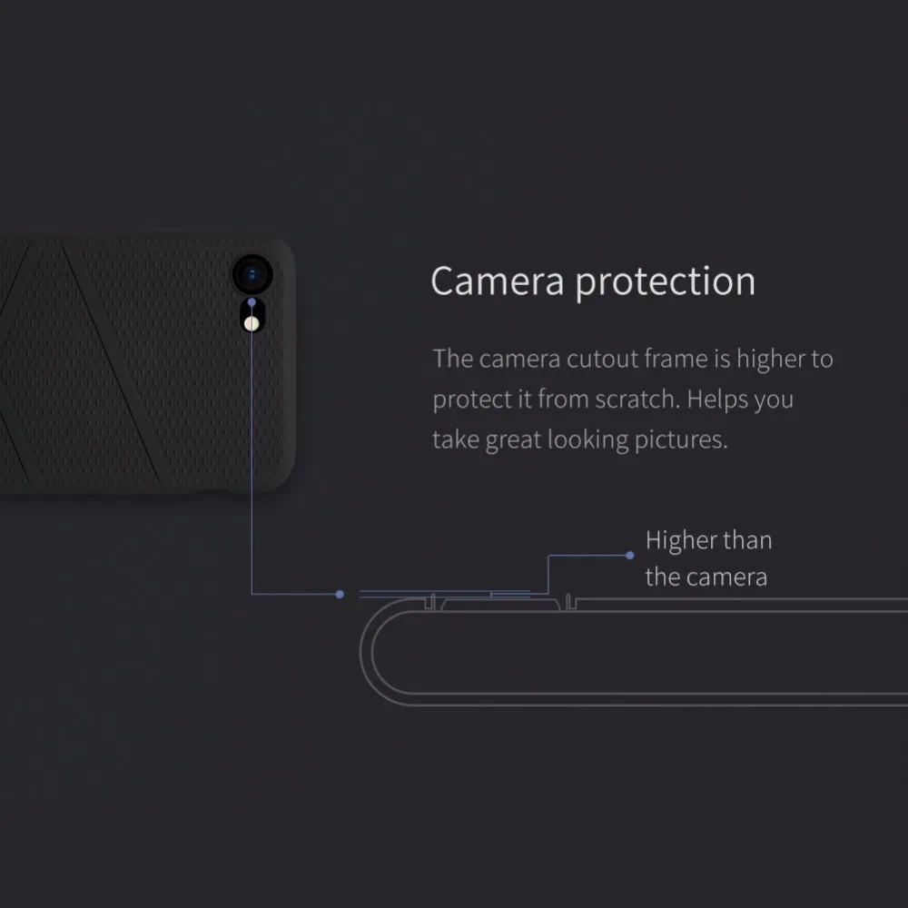 Para iphone 7 caso cubierta de silicona Nillkin líquido delgada shell Protector funda para iphone 7 Plus caso lindo 4,7/5,5