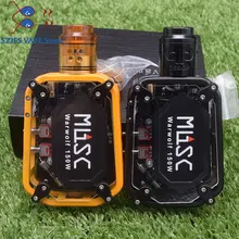 E-cigarro warwolf 150w caixa mod kit vape com qp kali rda qp fatalidade rda atomizador saída 3500mah bateria vs arrastar 2/minifit