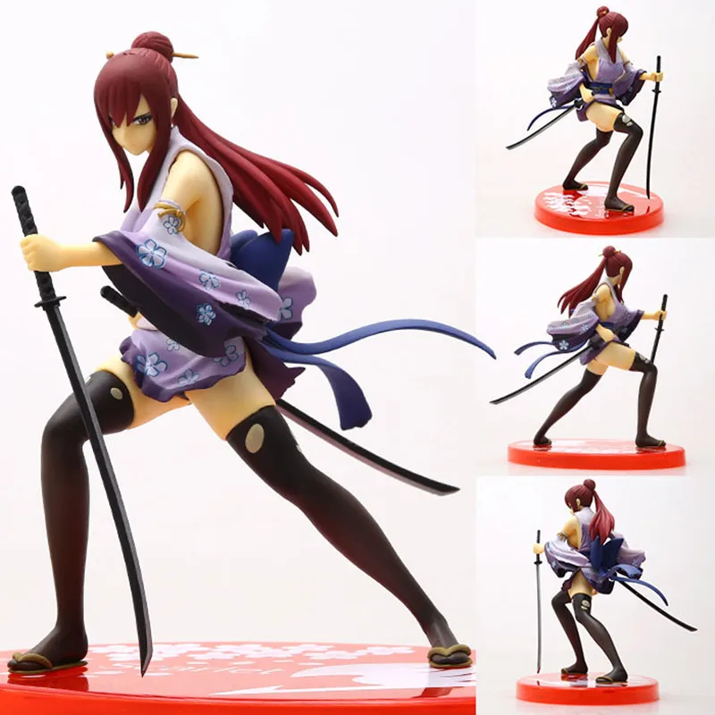 

Japanese Anime Figure Fairy Tail Elza Scarlet Battle Ver. 1/7 Scale Brinquedos PVC Action Figure Collectible Model Doll Toy 20cm