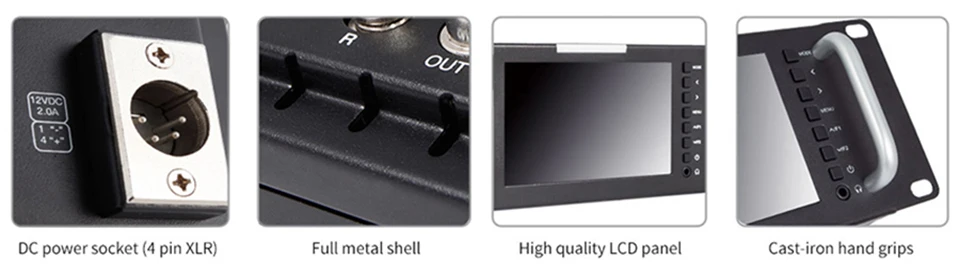 Feelworld T51-H тройной 5 дюймов 2RU Leightweight HDMI вещательный монитор lcd TFT 800x400 HDMI AV монтируемый в стойку монитор для вещания
