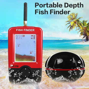 

Echo Sounder for Fishing Wireless Sonar Sensor Deeper Portable Fish Finder with LCD Screen Display Performance Dropshipping