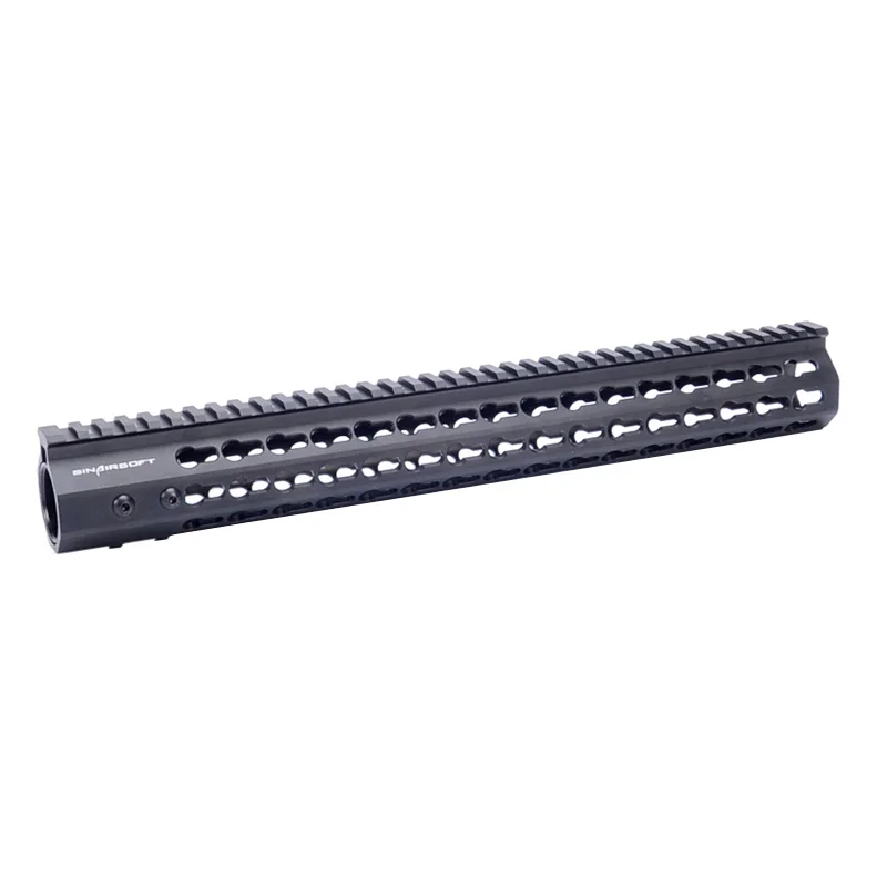 

15" SuperSlim Free Float Keymod Compatible Handguard Picatinny Rail with Barrel Nut For Airsoft AR15 M4