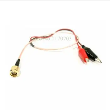 

10 PCS Rf Electronics Alligator clip To SMA male Pigtail Connector Adapter Test Cable (50cm)