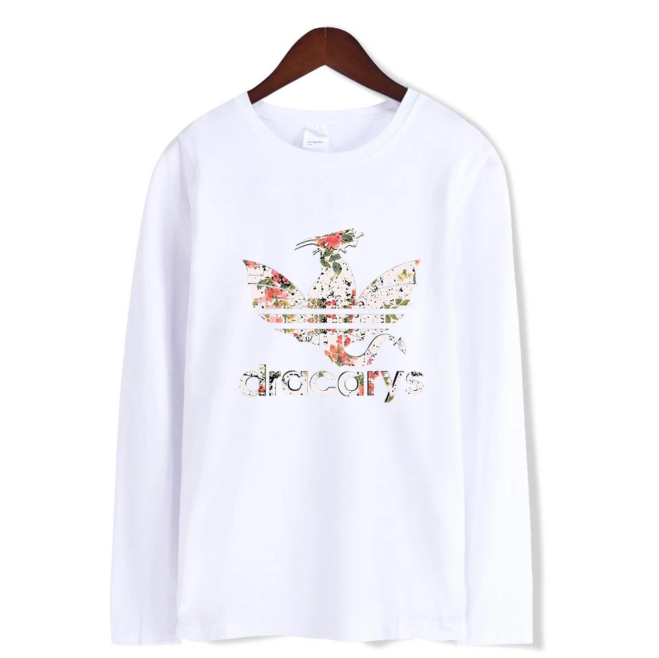 

Kpop Game Of Thrones Dracarys Women/Men Long Sleeve T-shirt Spring Harajuku Billie Eilish Men's Tshirt Top Tees FreeShipping 4XL