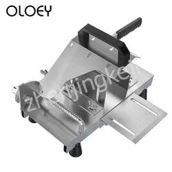 Mutton Roll Machine Slicer Beef Roll Machine Stainless Steel Adjustable Cut Frozen Meat Cut Hard Melons Vegetables Rotatable 95°