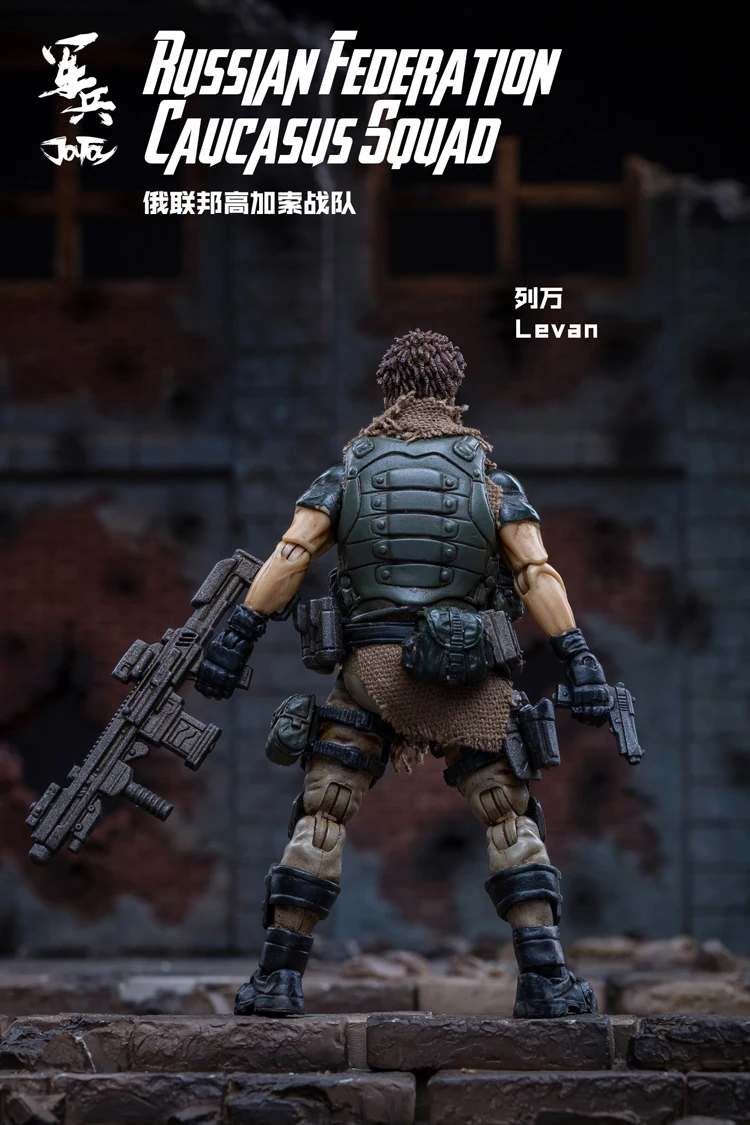 Figura de Ação Coleção do Esquadrão do Cáucase da Federação Russa em Stock-frete Soldados Joytoy 3 Pçs Lote Grátis 1 - 18 14 1 18 figura de ação soldados JOYTOY