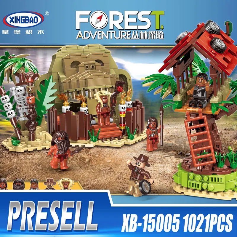 

XINGBAO 15005 Assembly Toys The Outdoor Survival Set Building Blocks Bricks New Kid Toys Model Birthday Christmas Birthday Gifts