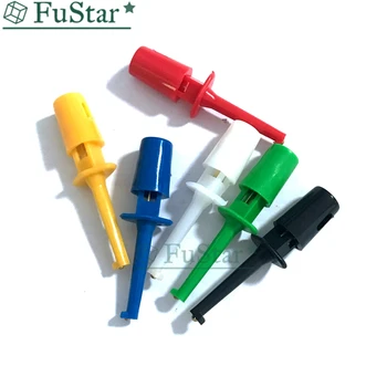 

12PCS New MLead Wire Kit Test Hook Clip Grabbers Test Probe SMT/SMD IC D20 Cable Welding Test Clip Hot 6 color each 2pcs