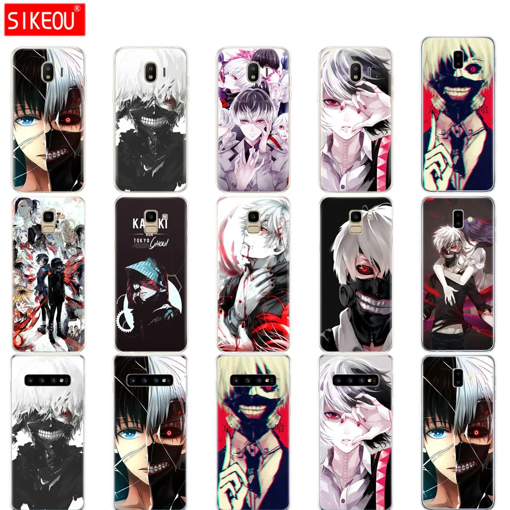 Custodia Per Samsung Galaxy J2 Core J8 J6 J4 Plus 2018 Custodia Cover Per Samsung Galaxy S10 Se Plus Anime Tokyo Ghoul Kaneki Ken