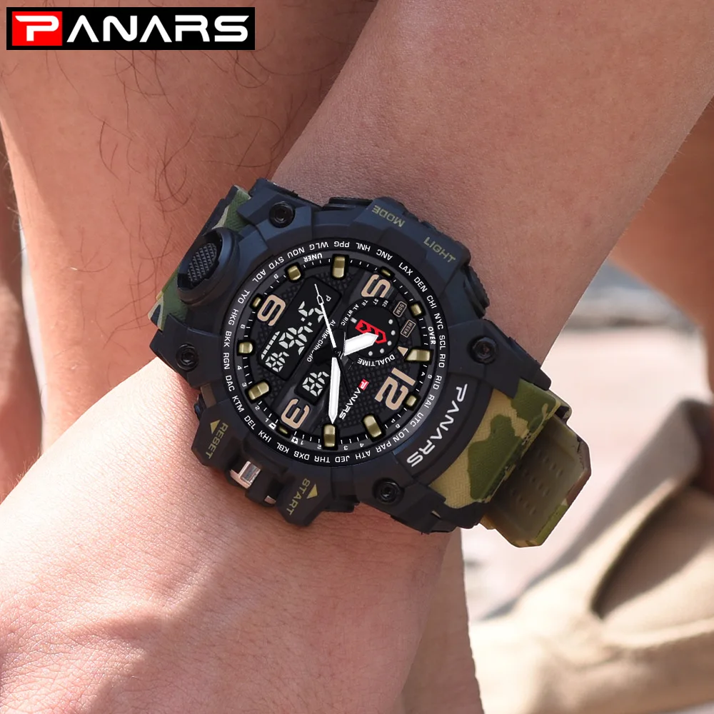Digital Wrist Watch Men Military Sports Electronic Watch Waterproof G LED Fitness Shock Watch For Men Clock Chronograph Running (25)