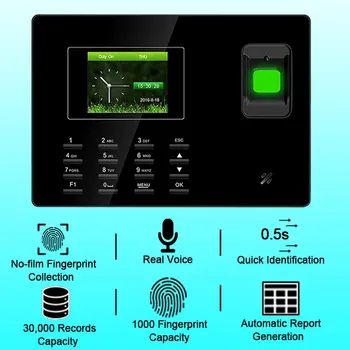 

Biometric Fingerprint Time Attendance System TCP/IP USB Fingerprint Reader Access Control Attendance Time Clock Employee Device
