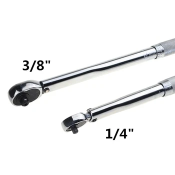 

1/4" 3/8" Socket Drive Torque Wrench 5-25NM 19-110NM Wrenches Hand Spanner Repairing Tools Nut Drive Wrench Tools