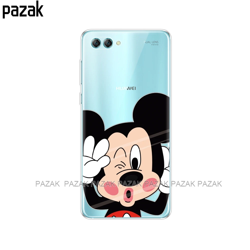 Силиконовый чехол для телефона huawei nova 2 lite 2 s, мягкая задняя крышка из ТПУ для nova 2 plus, чехол etui, бампер 360, полный защитный чехол - Цвет: 34379