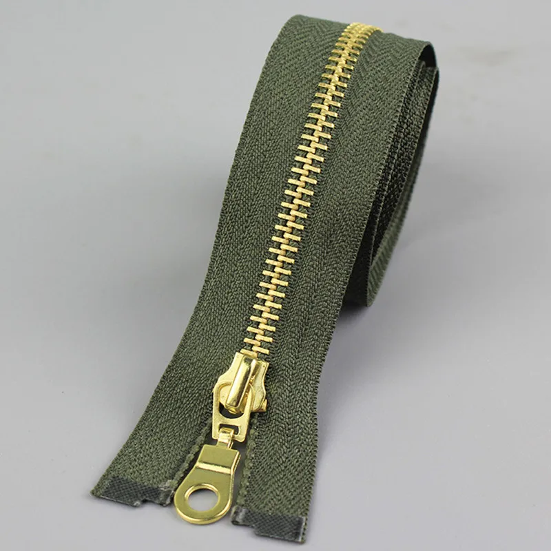 XUNZHE 2 PCs/lot 80cm Copper Zipper Multicolor Car Lock Zipper DIY Down