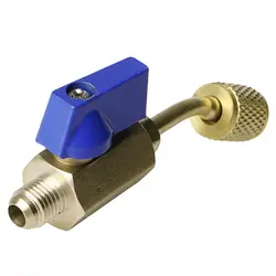 Shut охладитель клапана R410a R134a вентиляции и кондиционирования для A/C зарядные шланги инструмент для резьбы латунь H02
