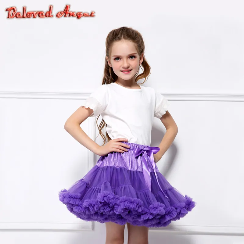 New Baby Girls Pink Fluffy Skirts Toddlers Kids Clothing Children Tutu ...