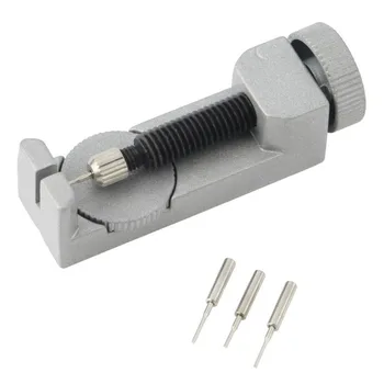 

Massage & Relaxation Professional Watch Band Link Pin Adjustable Metal Remover Removal Adjustable 3 Pins Repair Tool Silver