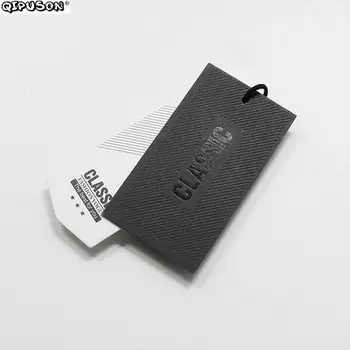 

PK016 custom shape tag design hang tag printing Custom gold foil hang tag kids labels clothes printed personal logo for clothing