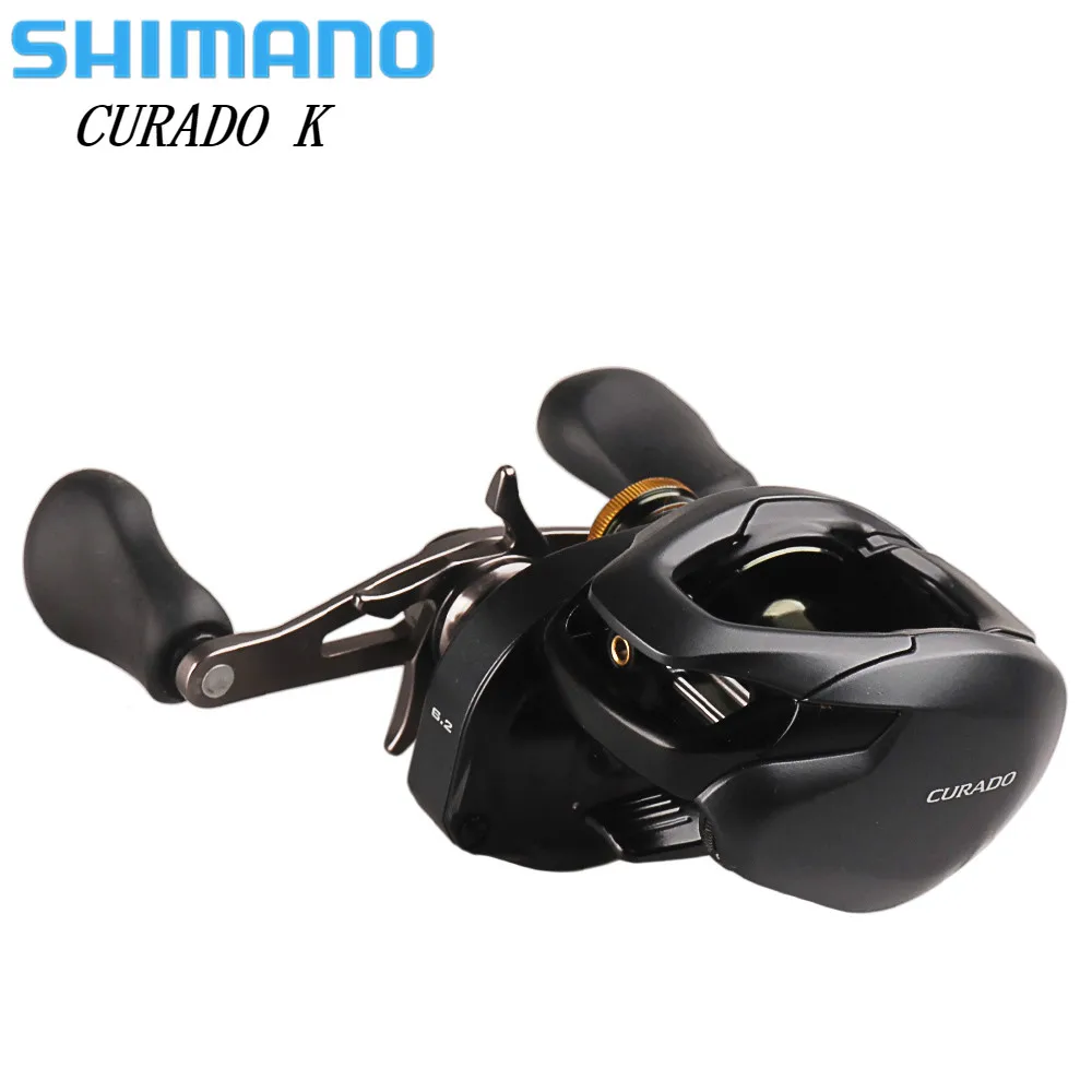 100% оригинал SHIMANO CURADO K Низкопрофильная катушка для baitcasing 200/201 200HG/201HG 6 + 1BB Hagane Body