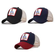 Унисекс, аниме, футболист, вышивка, бейсболка с заплатой, забавная новинка, хип-хоп, Harajuku, сетчатая спортивная бейсболка, кепка для водителя грузовика