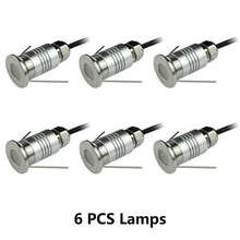 12 В водонепроницаемый 1 Вт IP67 мини светодиодный светильник для подземных работ на открытом воздухе наземный сад дорожка пол похороненный двор пятно ландшафтный светильник для террасы ing