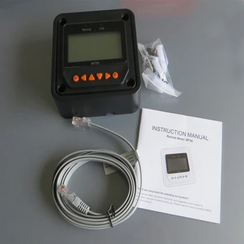 

EPsolar remote meter MT50 remote display for LandStar / Viewstar / Tracer solar controller regulator black color new type 2015