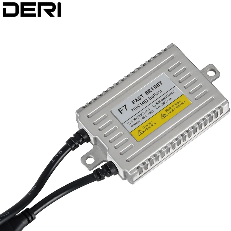 70W F7 Fast Bright Xenon HID Slim Ballast 0.1s Quick Start Digital