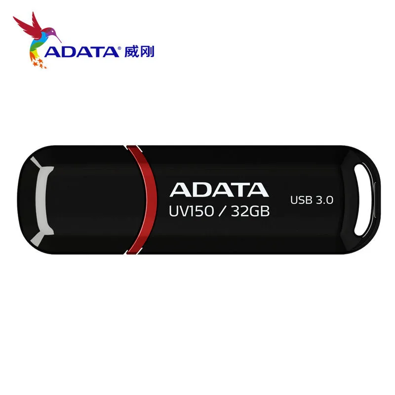 ADATA UV150 оснастки на Кепки 16 Гб оперативной памяти, 32 Гб встроенной памяти, USB флеш-накопитель Флешка USB3.0 90 МБ/с. флэш-накопитель Жесткий диск Мини U диск memroia Usb Стик