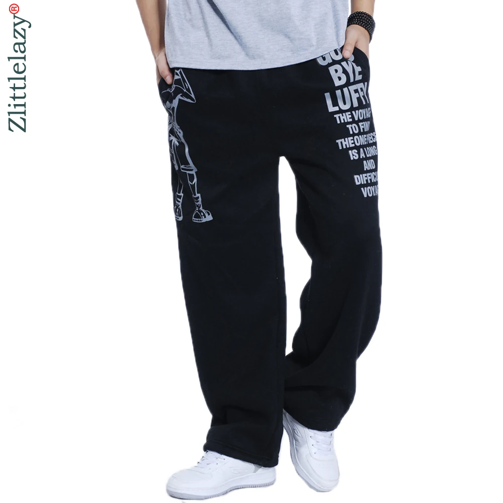 2018 Fashion Mens Joggers Letter Printed male Baggy Hip Hop Jogger