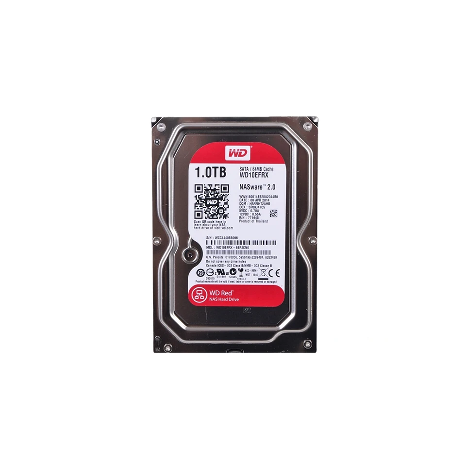 

Жесткий диск SATA 1TB 6GB/S 64MB WD10EFRX WDC