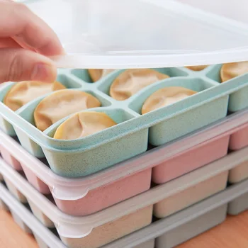 

Quick-frozen dumpling boxes, compartmentalized preservation boxes, dumpling boxes with caps, microwave thawing boxes