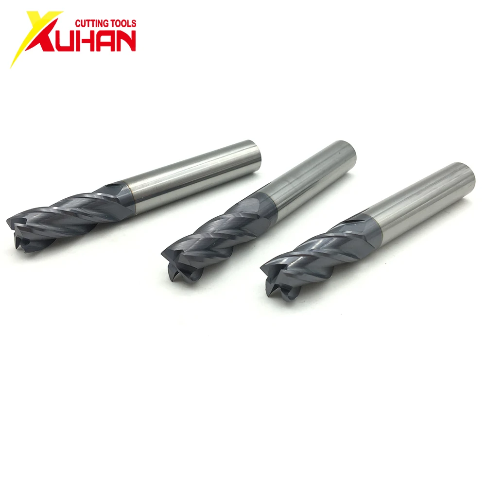 4Flute Φ10.0*10D*75L HRC50 CNC machine tool solid carbide endmill Tungsten Steel Milling Cutter End Mill cuttering tool endmill