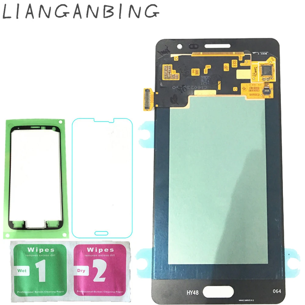 

New Super AMOLED LCD J3P J3110 J3 pro J3119 Display 100% Tested Working Touch Screen Assembly For Samsung Galaxy J3110 lcd
