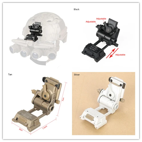 PPT тактические аксессуары шлемы VAS Shroud L4 G24 NVG крепление ночного видения Rhino Arm nvg крепления металлический шлем адаптеры