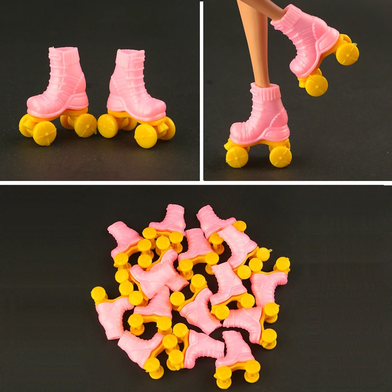 meerderheid onhandig jaloezie 5 Paar/partij Nieuwe Collectie Roze Rolschaatsen Schoenen Voor Barbie Pop  Mode Korte Laarzen Gratis Verzending|Poppen Accessoires| - AliExpress