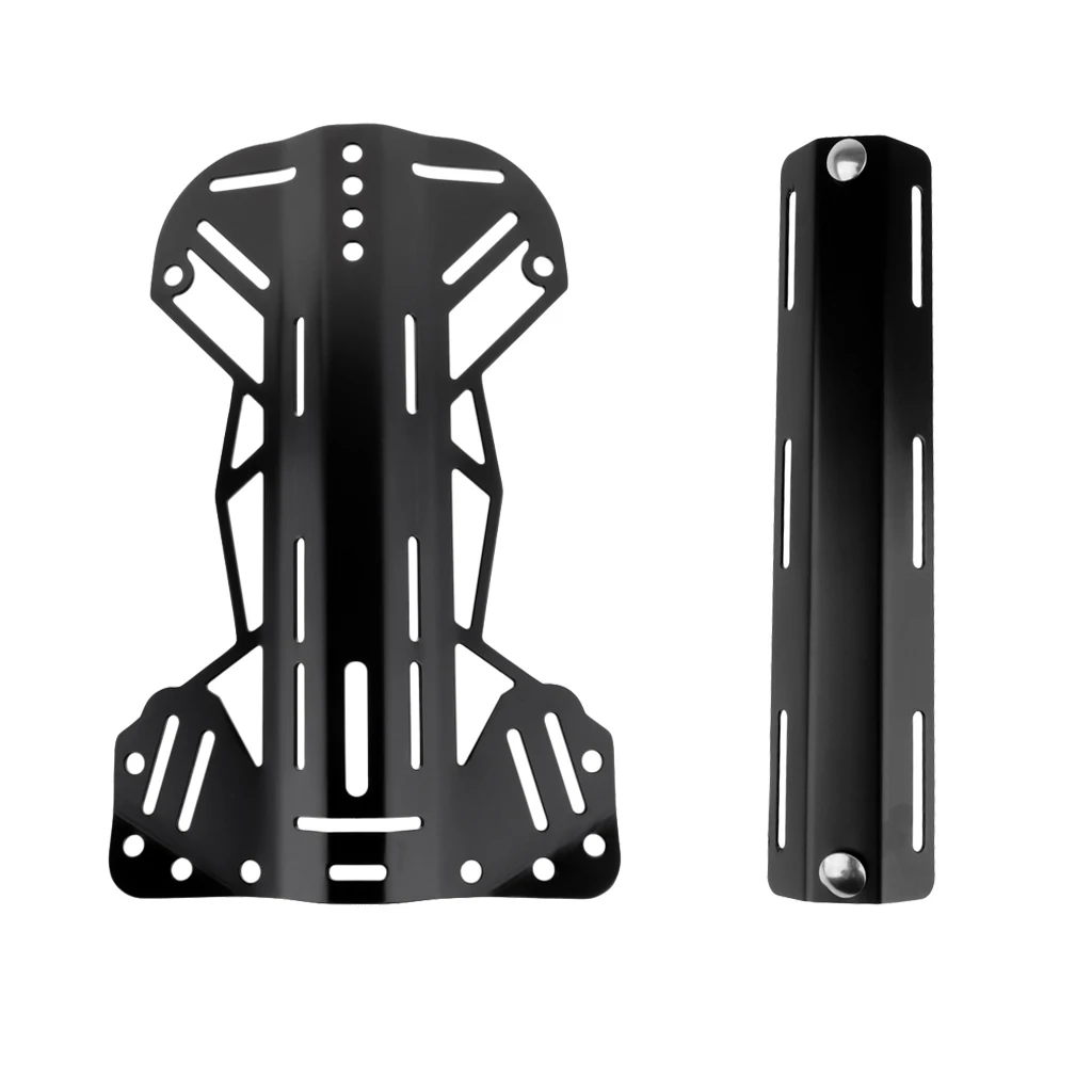 Tech Diving Aluminum Backplate & Single Tank Adapter for BCD Harness System - Durable & Long Lasting