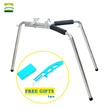 

Castrator for piglets stainless steel tripod Castrator for piglets pig raising equipment Veterinary instruments