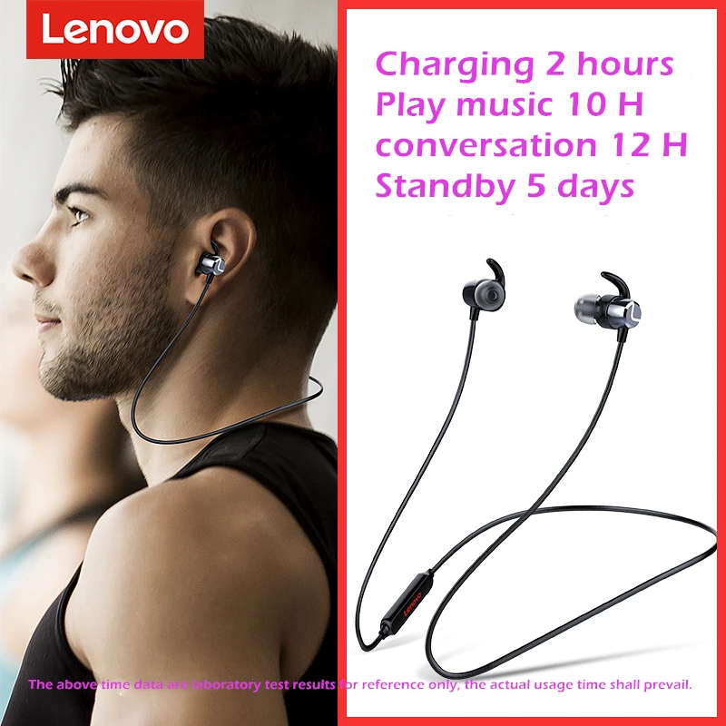 Новинка 2019 металлические спортивные водонепроницаемые наушники Lenov X1 Bluetooth 5 0 с