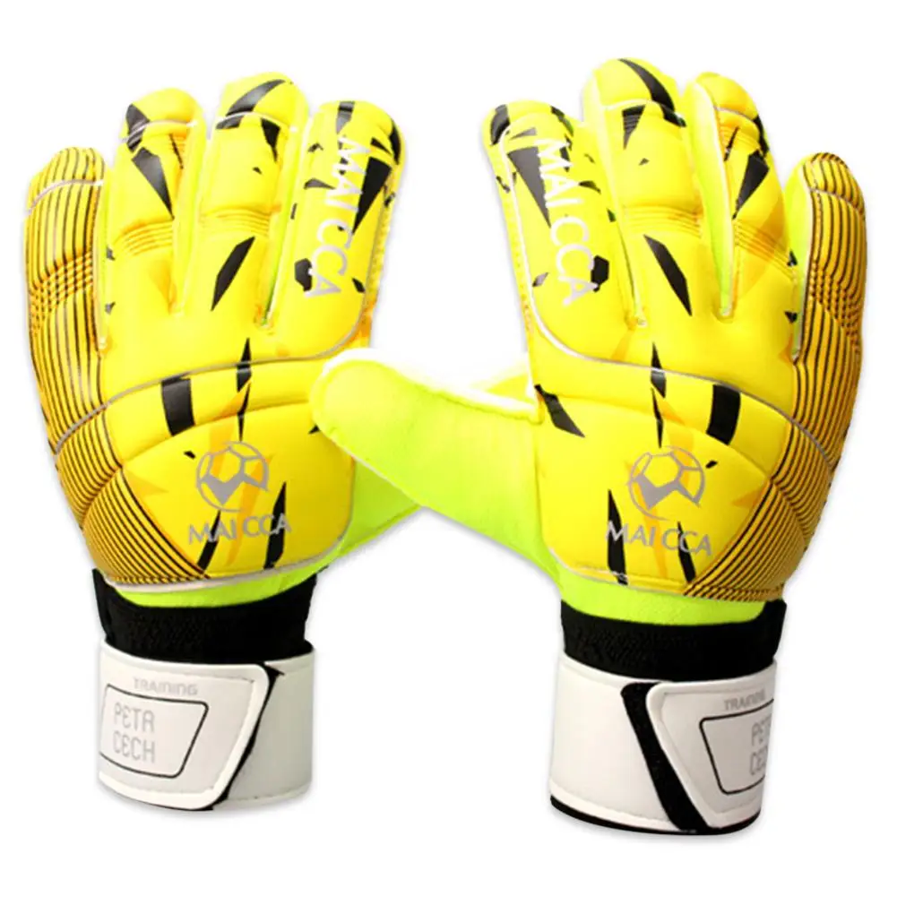 Профессиональные Вратарские детские перчатки, защита пальцев, утолщенные латексные футбольные перчатки, тренировочные перчатки для подростков - Цвет: 10