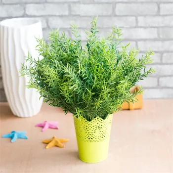 

Fake Pearl Grass Bunch (7 stems/piece) Simulation Plastic Sagina Subulata for Wedding Home Showcase Decorative Plants