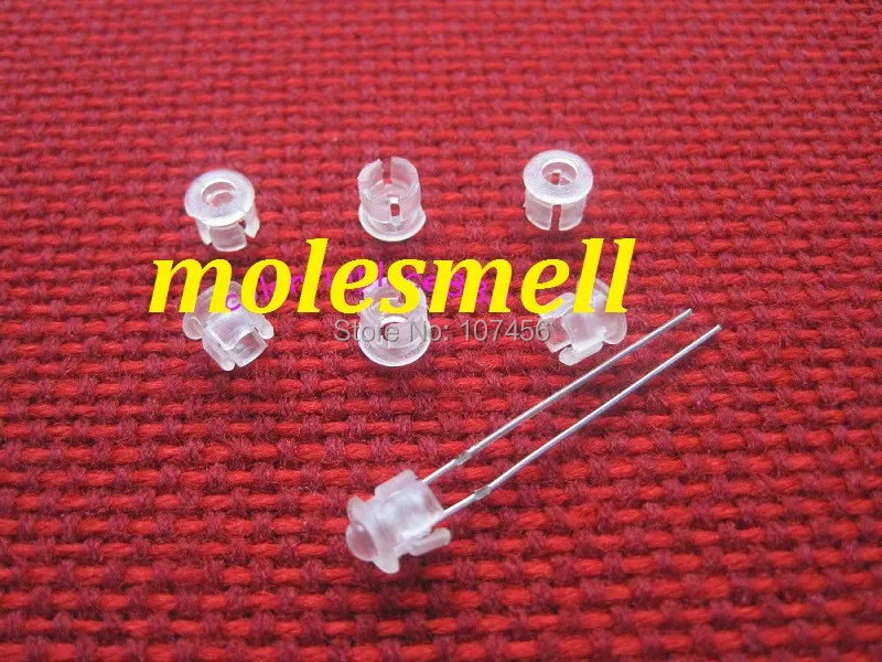 20 x 3mm Bezel LED Holder Plastic FREE SHIPPING
