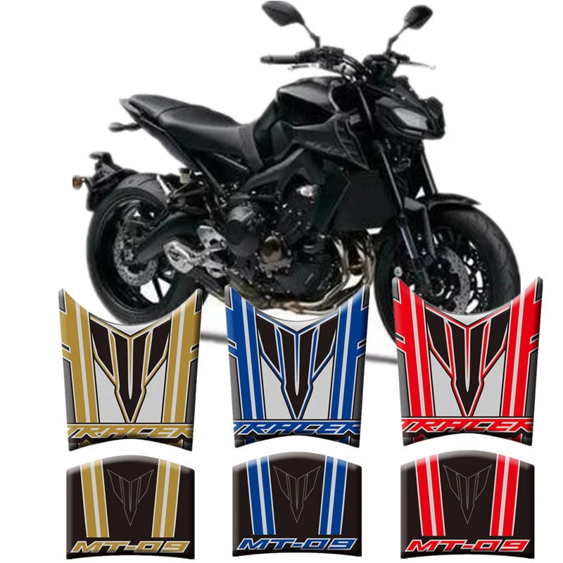 Для Yamaha MT-09 Tracer 2013- Мотоцикл 3D танк Pad Защитная крышка наклейки