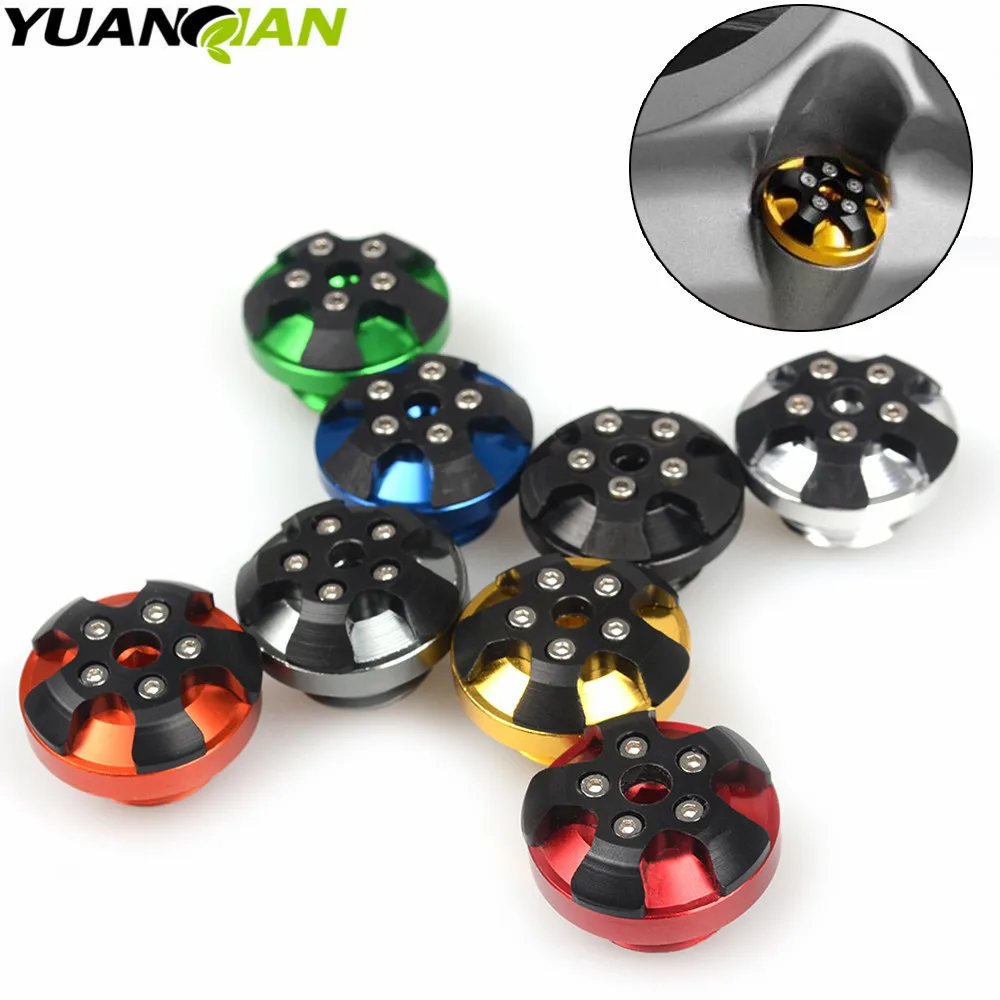 

red color Motorcycle CNC engine oil filler cap aluminum For honda goldwing gl1800 honda magna 750 honda pcx 150 honda st1300