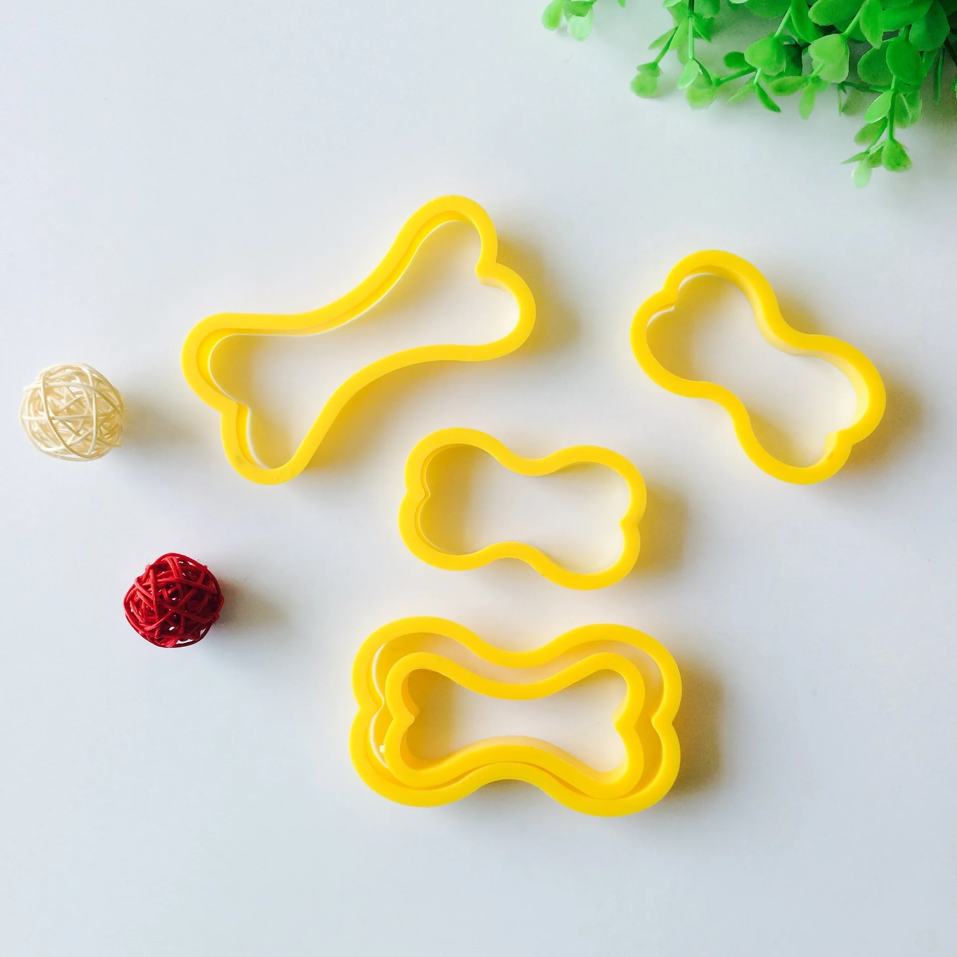 5 pieces of bone set cookie cutting tool baking sugar cake mold | Дом и сад